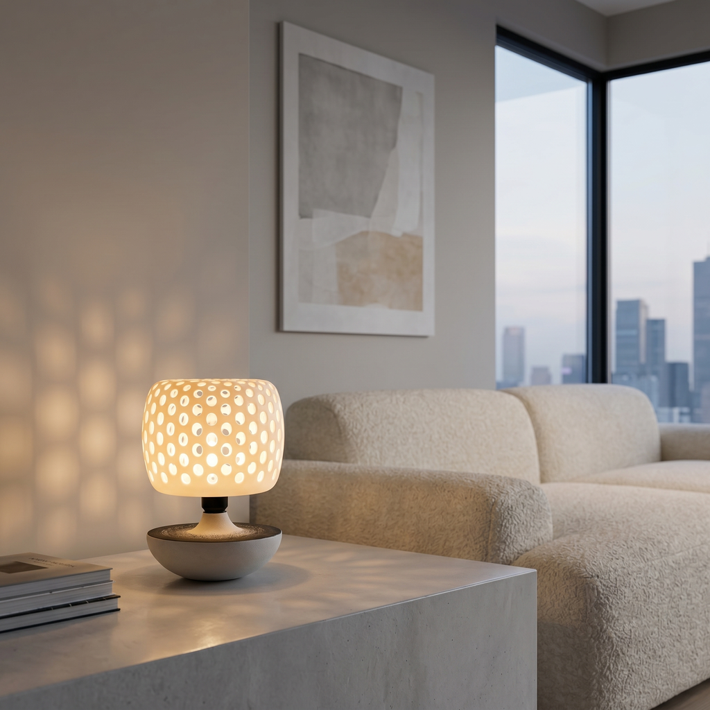 Crater Table Lamp