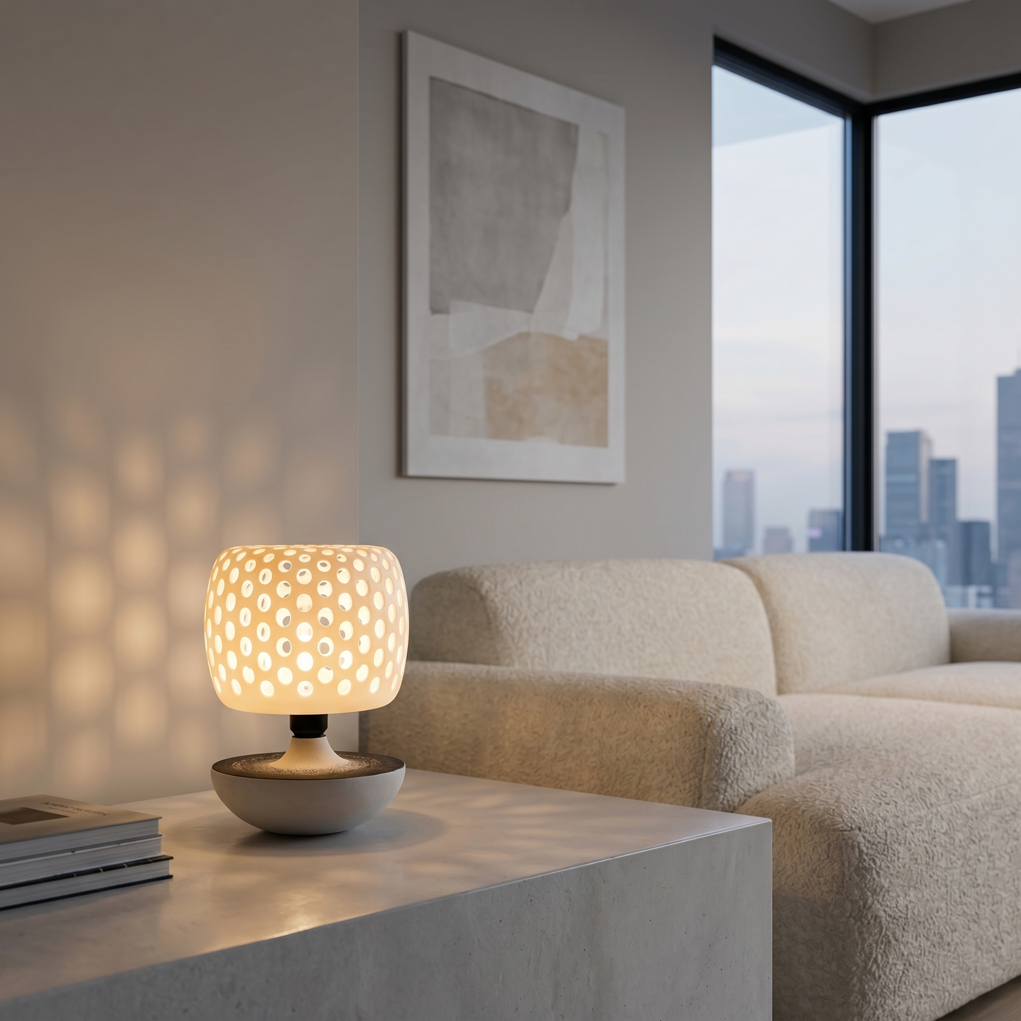 Crater Table Lamp