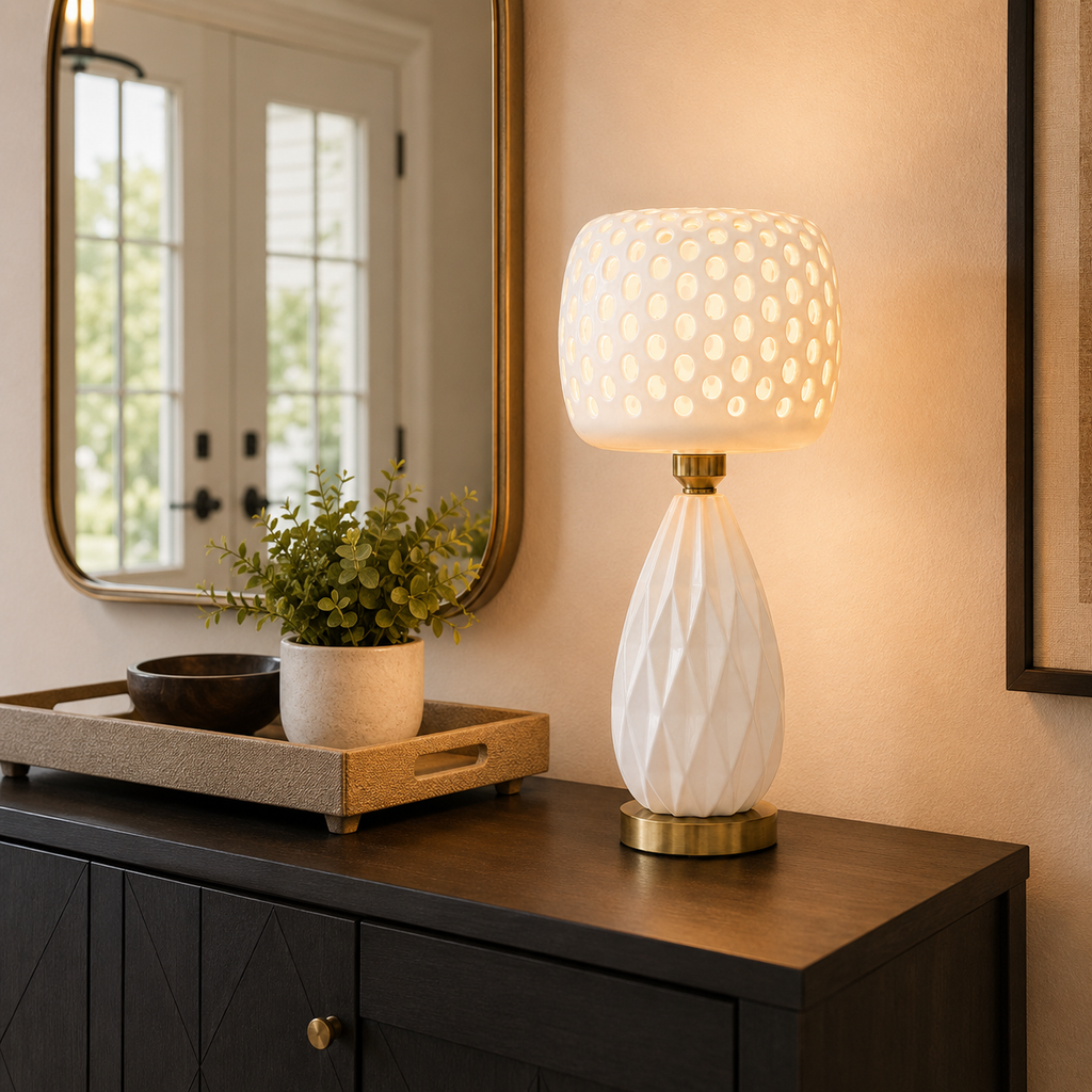 Facet Table Lamp