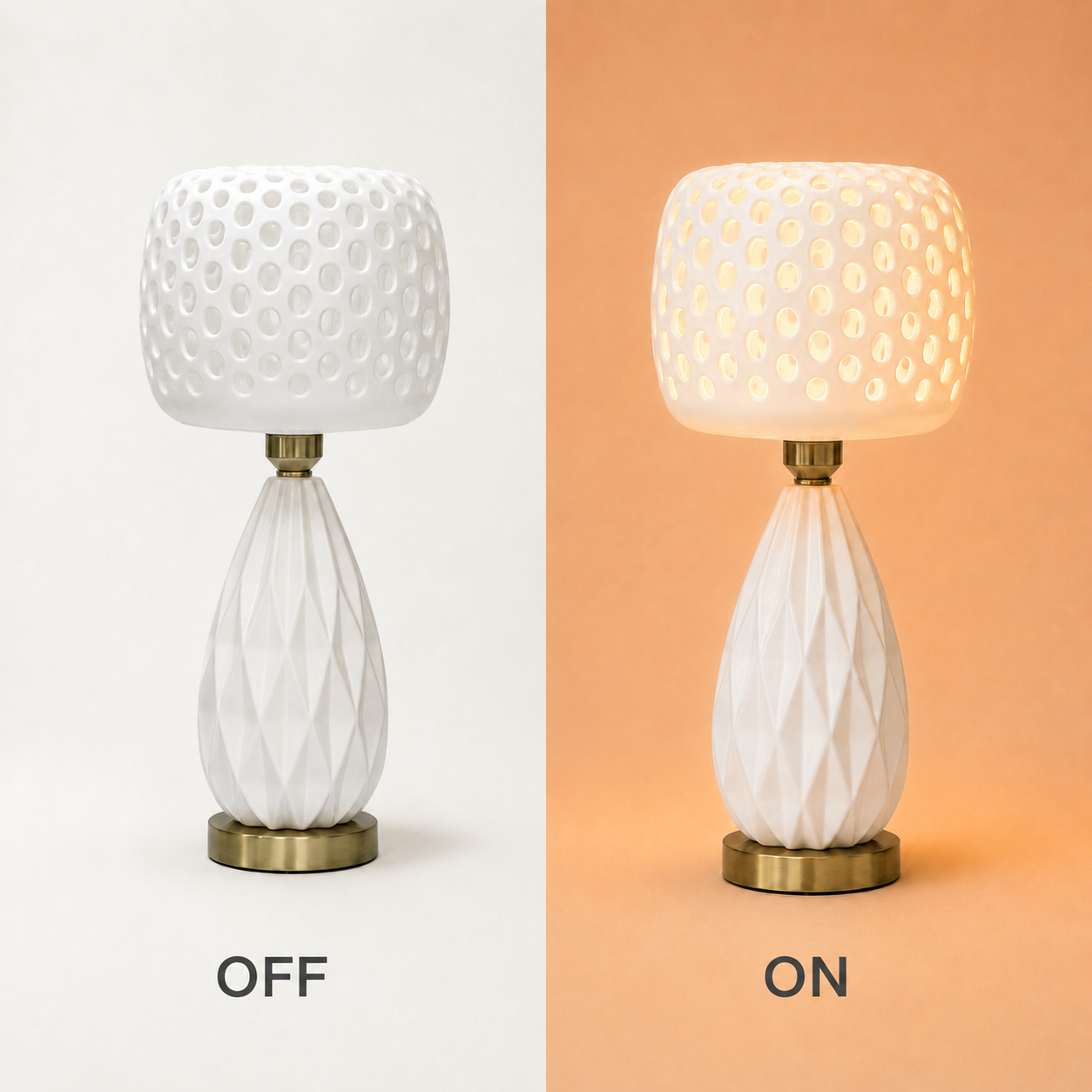 Facet Table Lamp